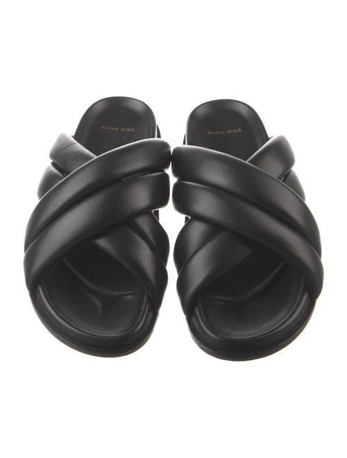 Anine Bing Leather Slides