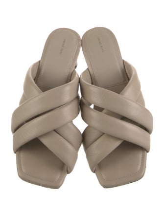 Anine Bing Leather Slides