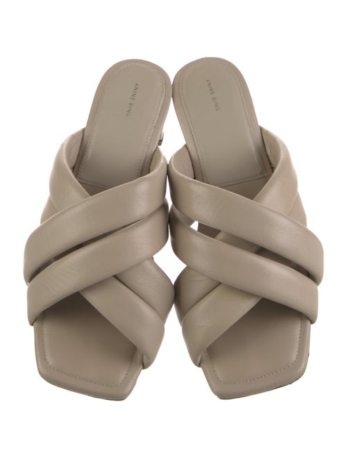 Anine Bing Leather Slides
