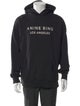 Anine Bing Graphic Print Crew Neck Hoodie