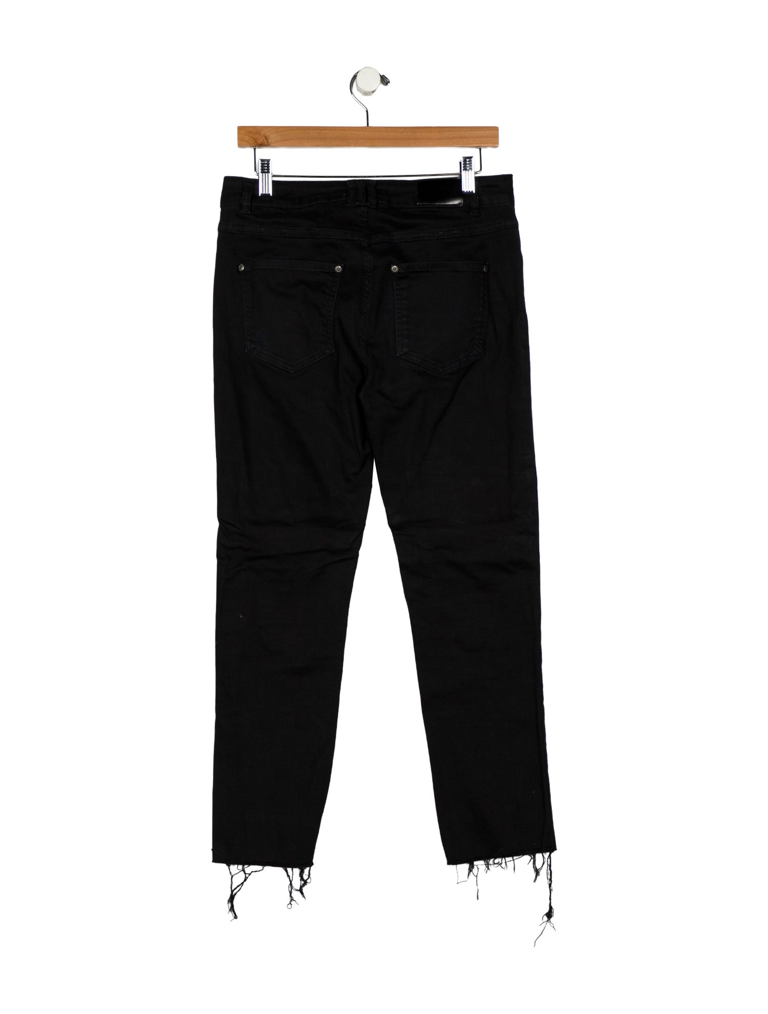 Anine Bing Mid-Rise Straight Leg Jeans