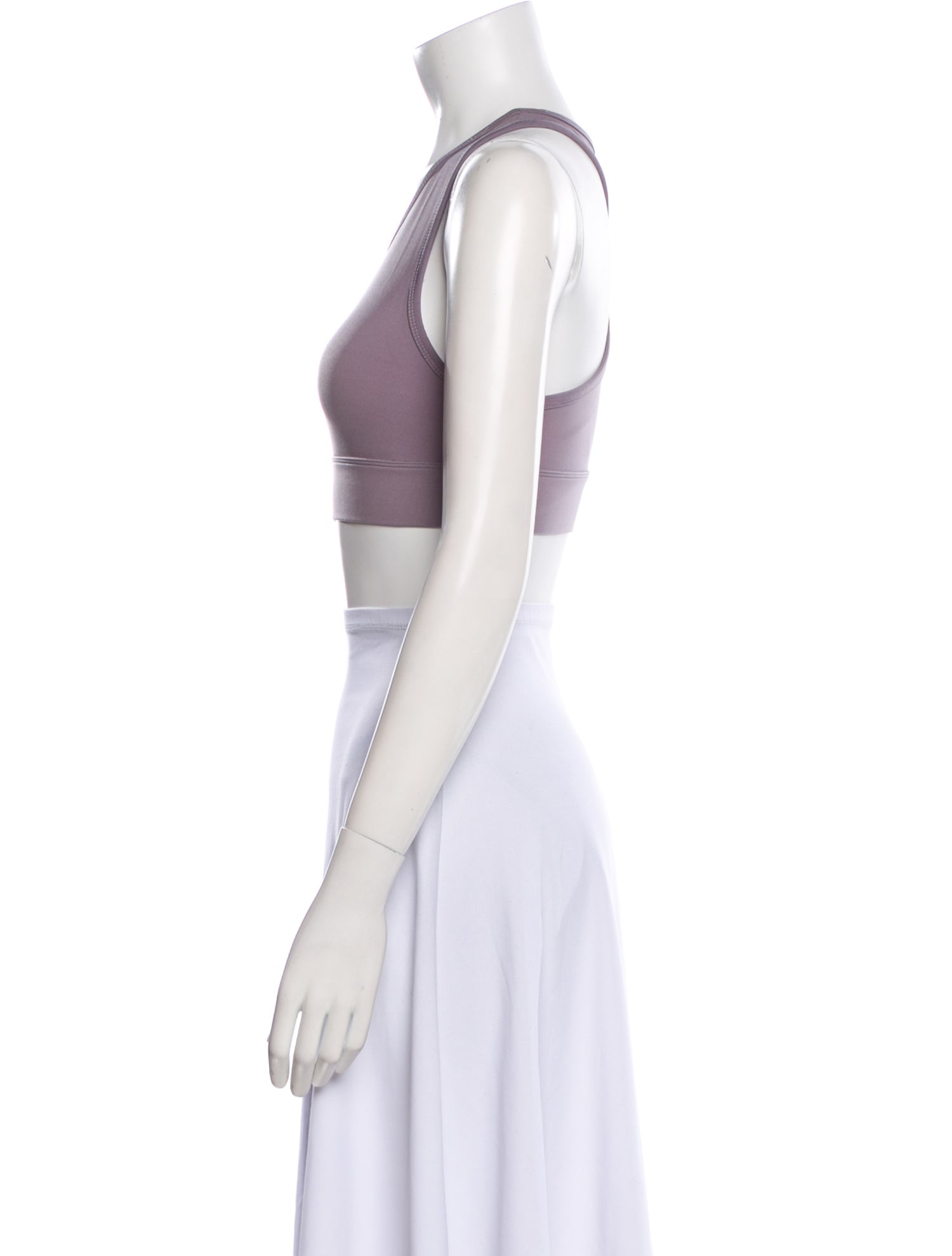 Anine Bing Scoop Neck Sleeveless Crop Top