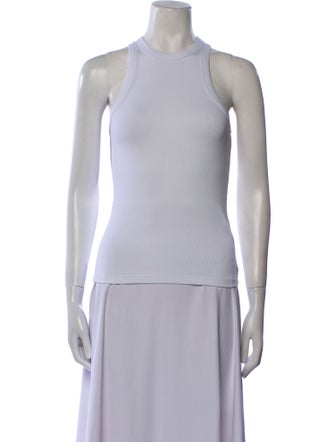 Anine Bing Crew Neck Sleeveless Top