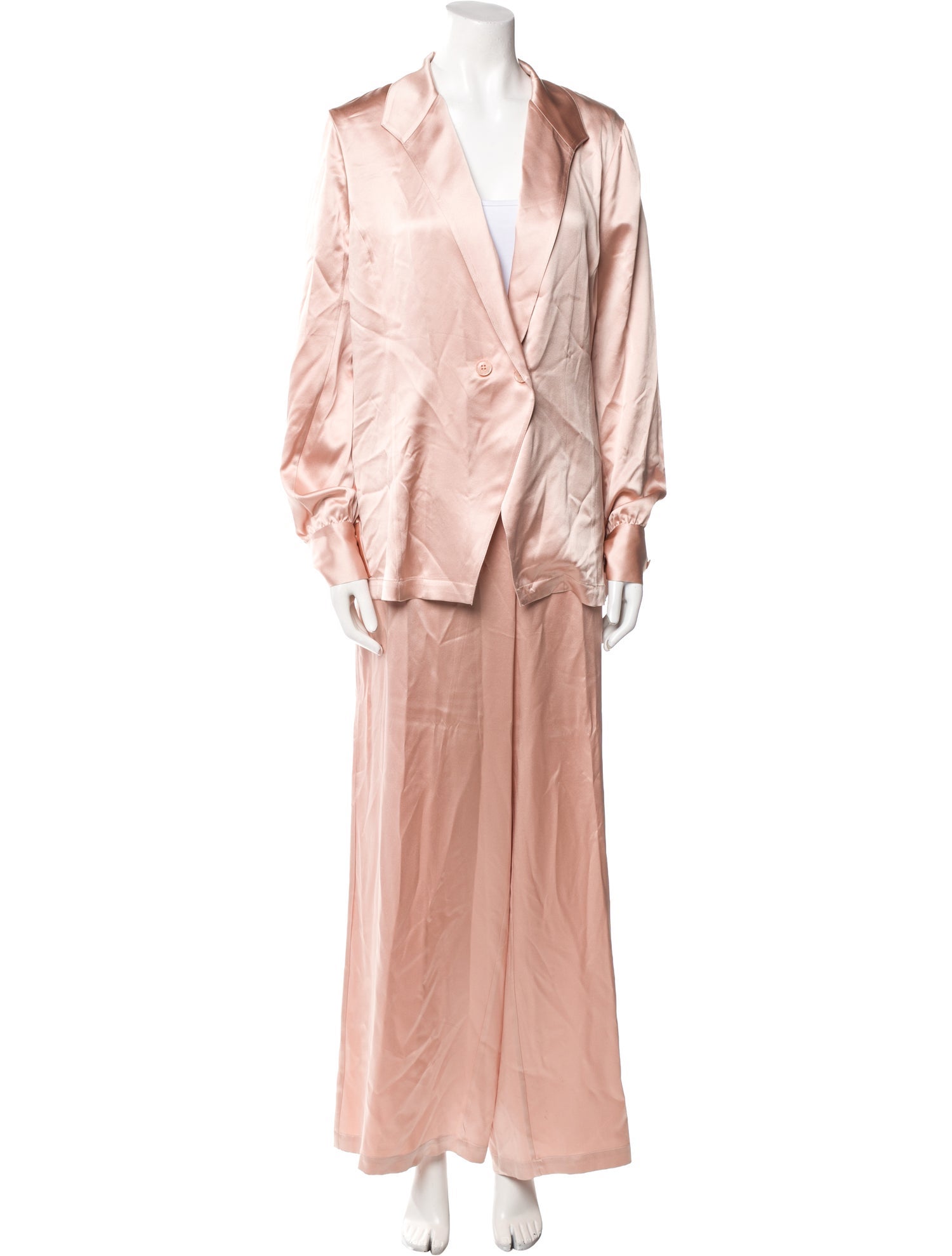 Anine Bing Silk Pant Set