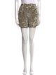 Anine Bing Printed Mini Shorts