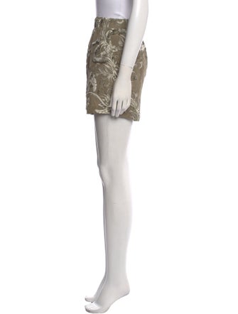 Anine Bing Printed Mini Shorts