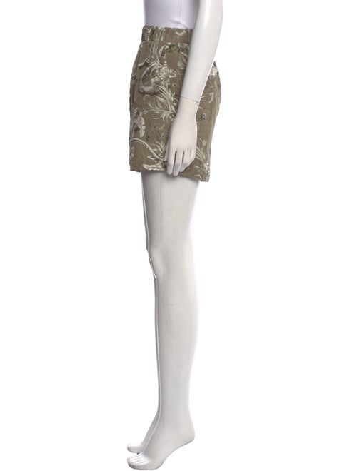 Anine Bing Printed Mini Shorts