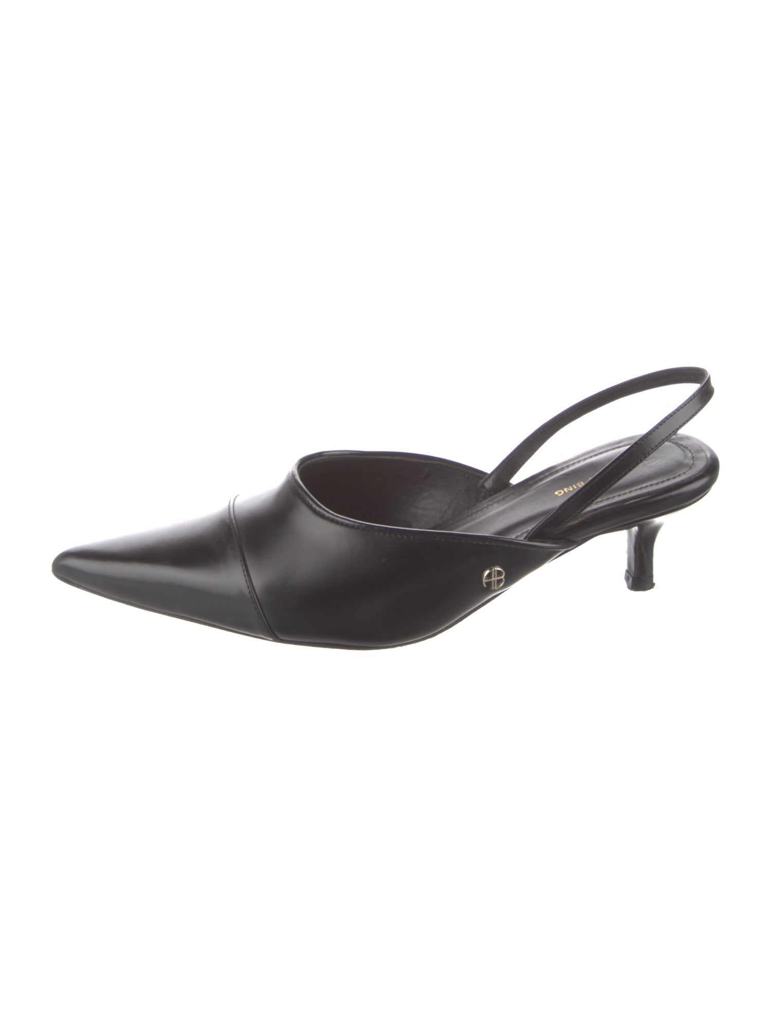 Anine Bing Leather Slingback Pumps