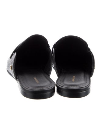 Anine Bing Embossed Leather Mules