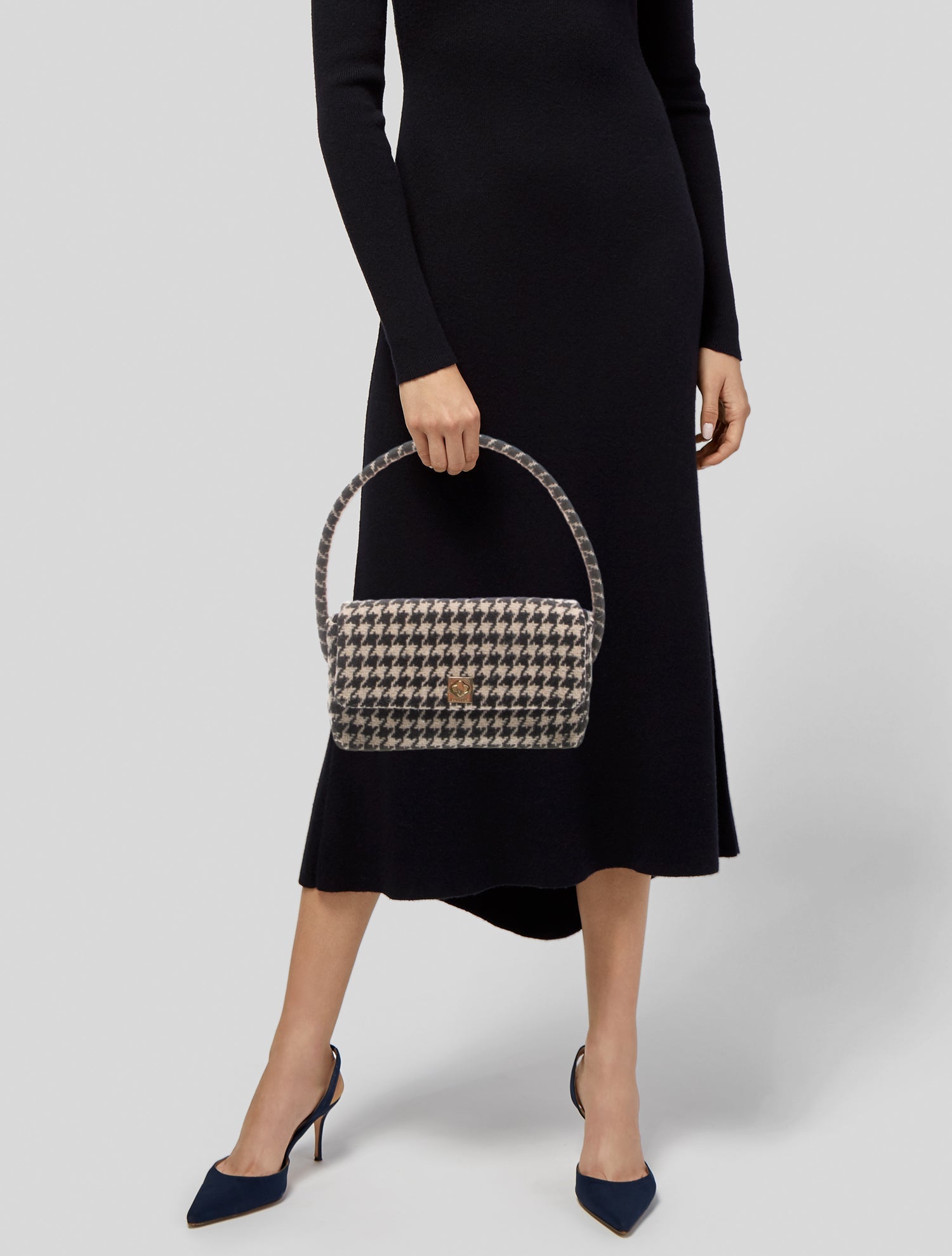 Anine Bing Wool Shoulder Bag