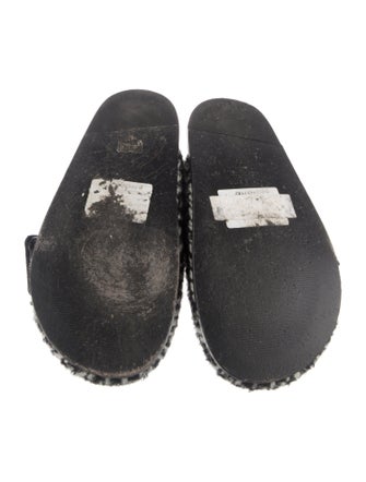 Anine Bing Wool Patterned Mules