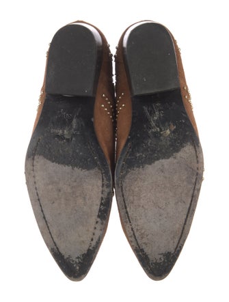 Anine Bing Suede Studded Accents Boots