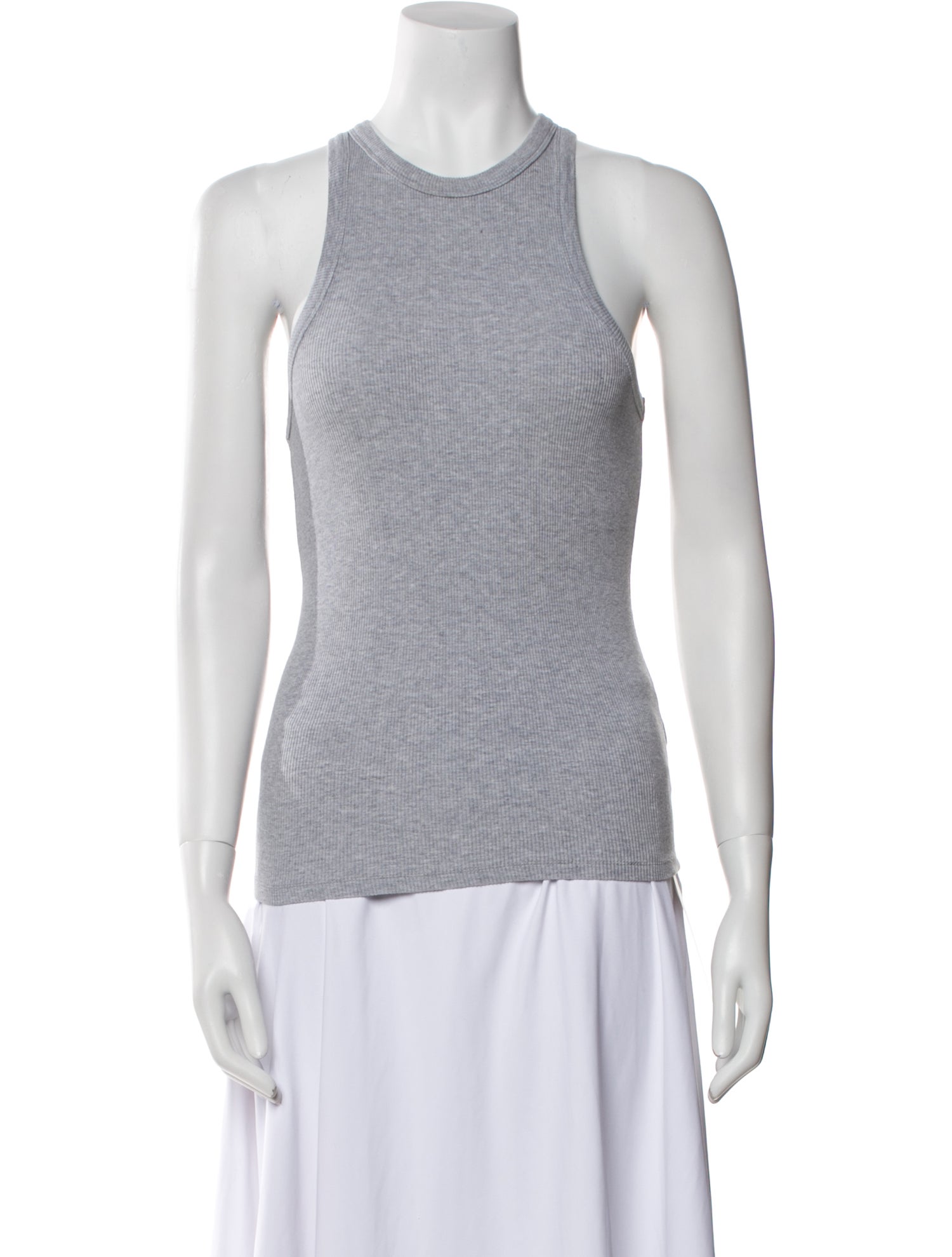 Anine Bing Crew Neck Sleeveless Top