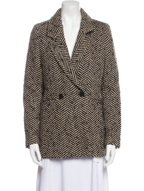 Anine Bing Tweed Pattern Blazer