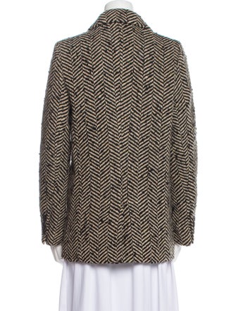 Anine Bing Tweed Pattern Blazer