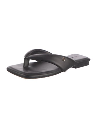 Anine Bing Leather Slides