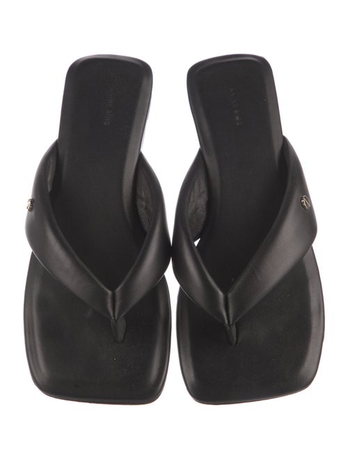 Anine Bing Leather Slides