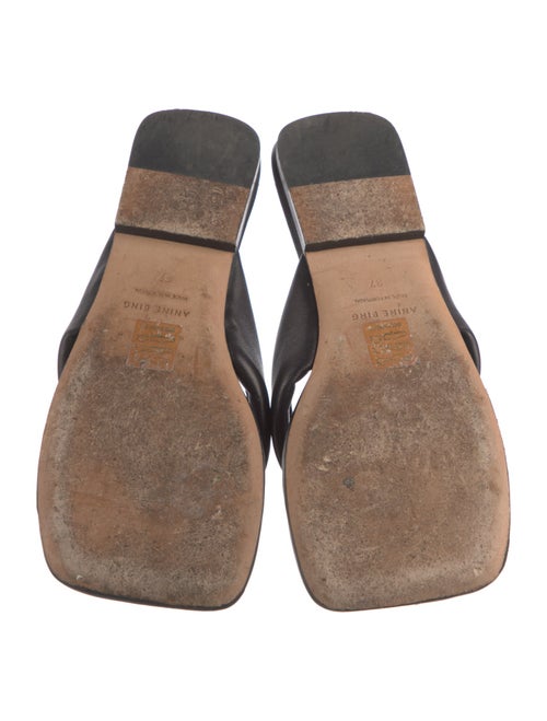 Anine Bing Leather Slides
