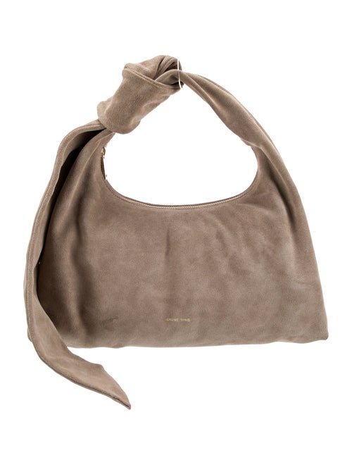Anine Bing Suede Top Handle Bag