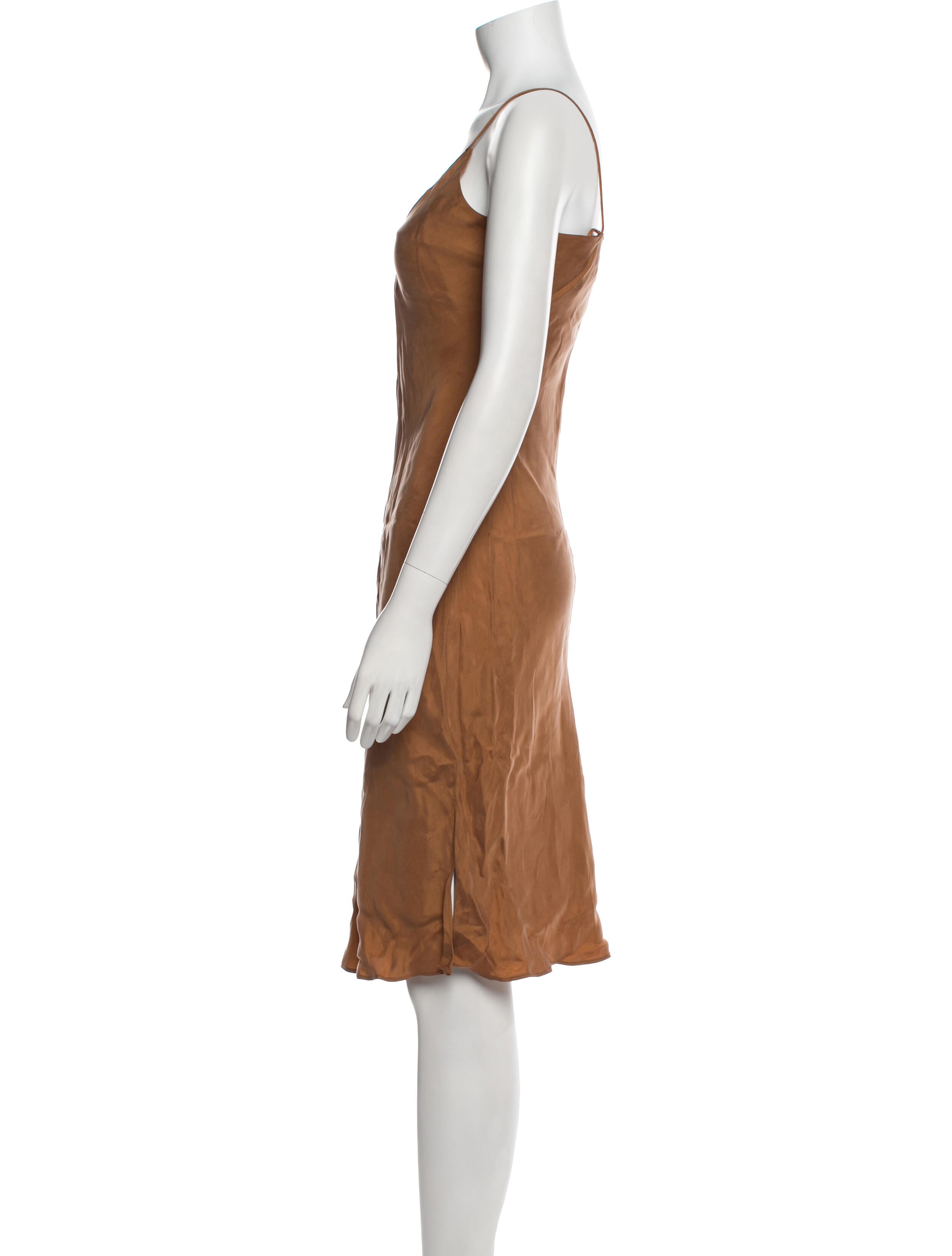 Anine Bing Scoop Neck Knee-Length Dress