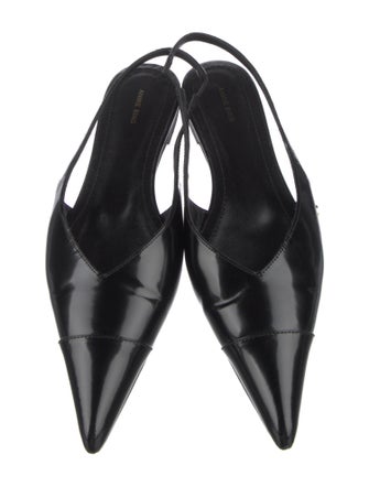 Anine Bing Leather Slingback Flats