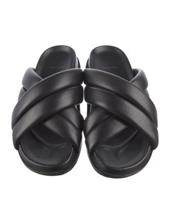Anine Bing Leather Slides