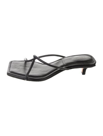 Anine Bing Leather Slides