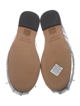 Anine Bing Leather Mary Jane Flats