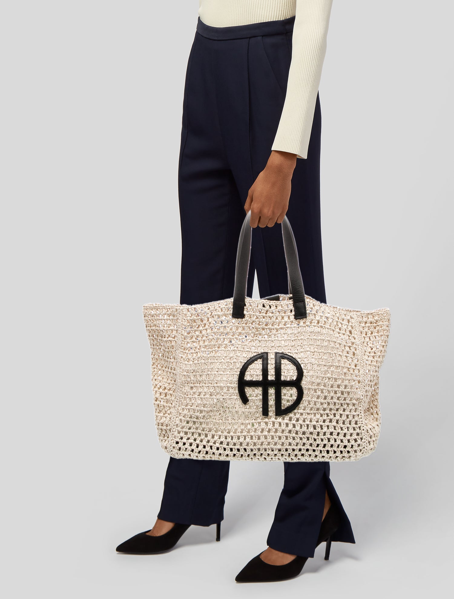 Anine Bing Straw Tote