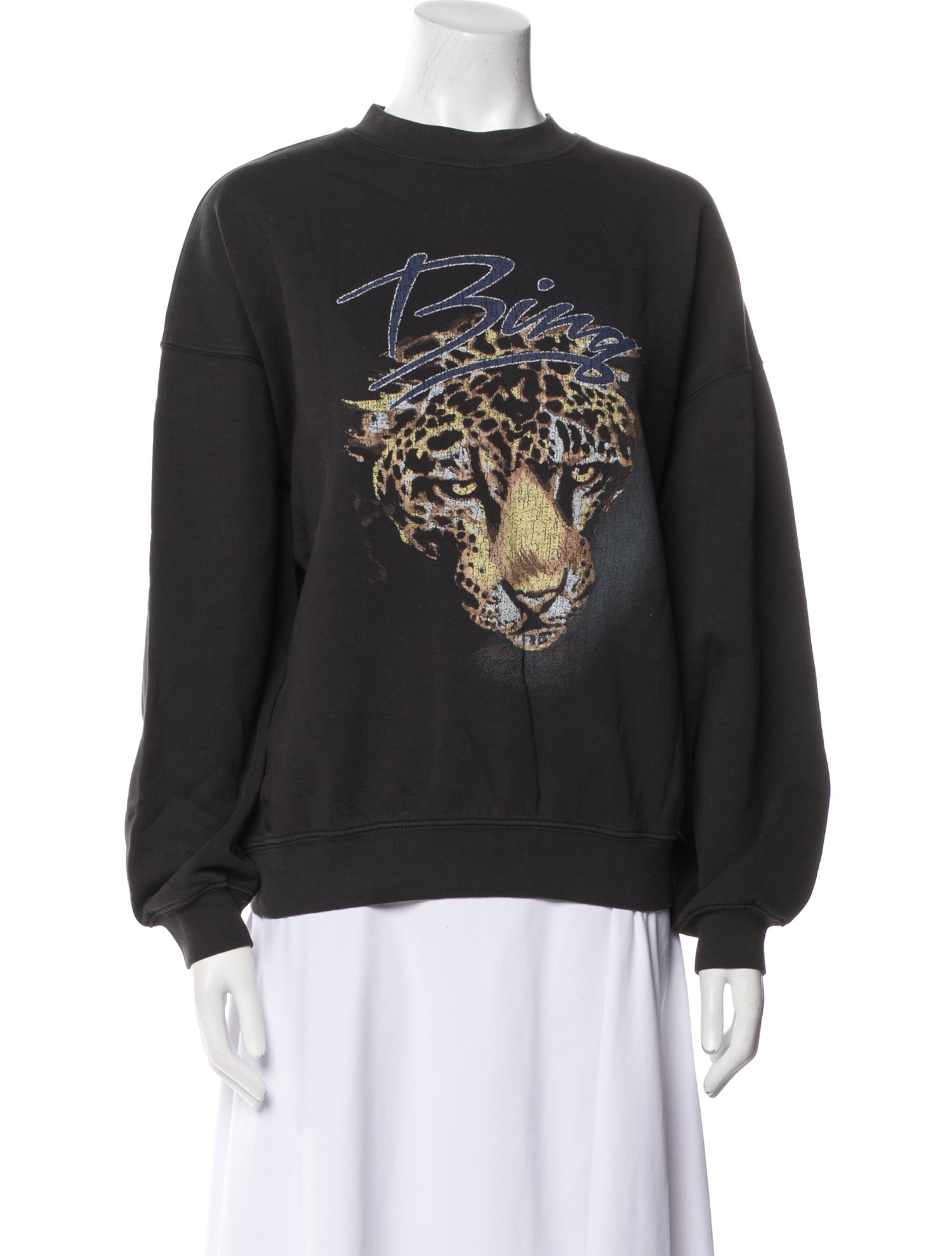 Anine Bing Graphic Print Embroidered Accent Pajamas