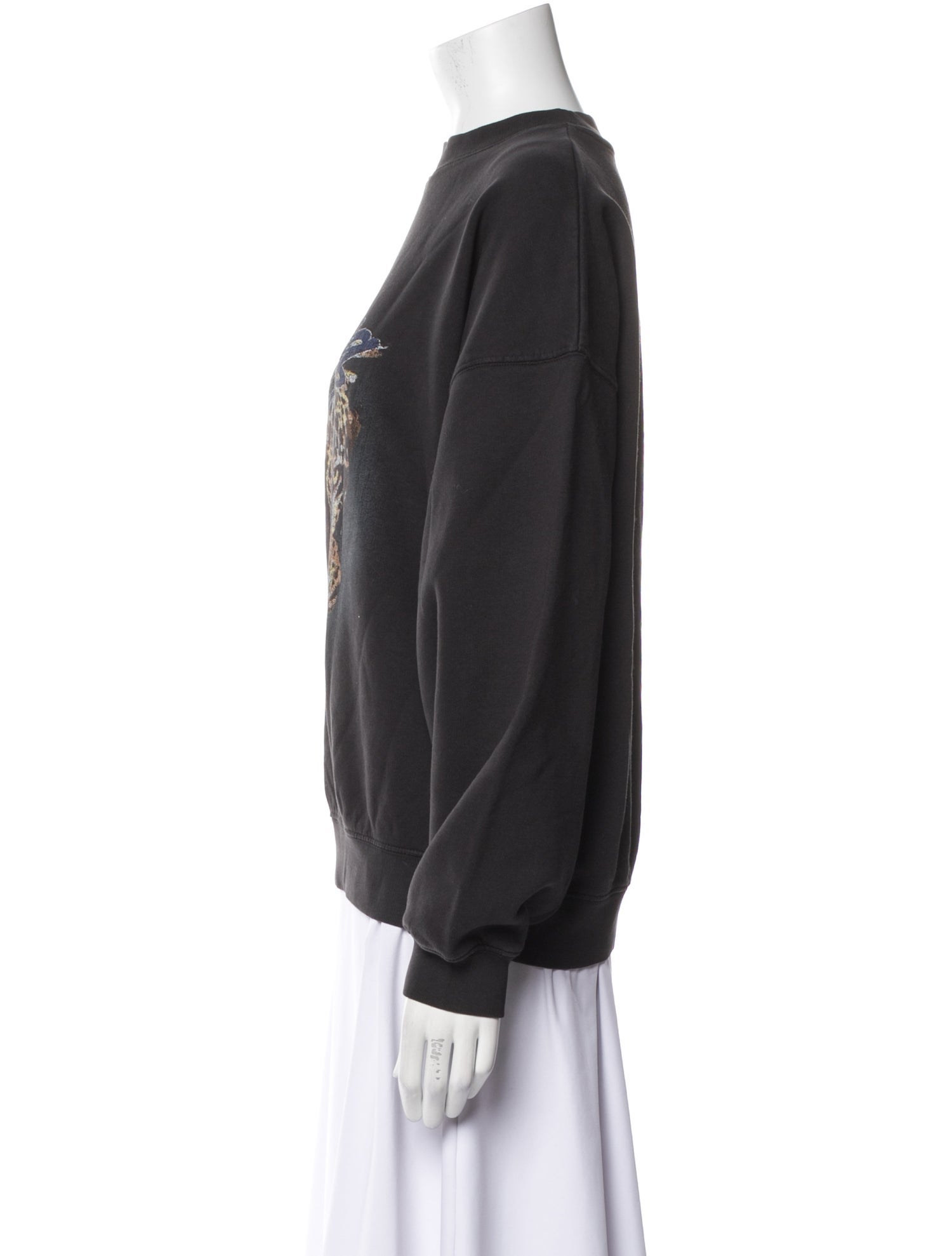 Anine Bing Graphic Print Embroidered Accent Pajamas