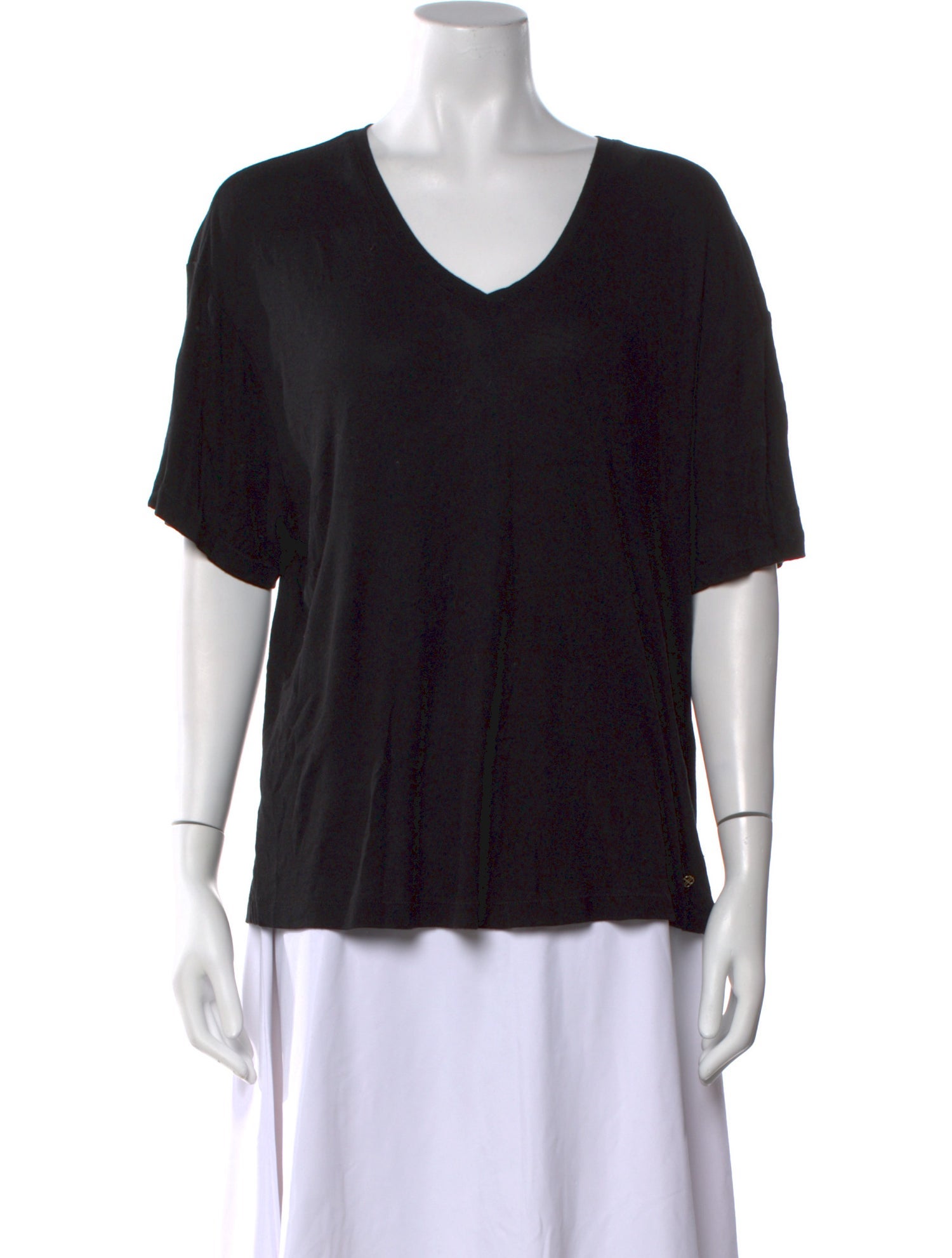 Anine Bing V-Neck Short Sleeve T-Shirt