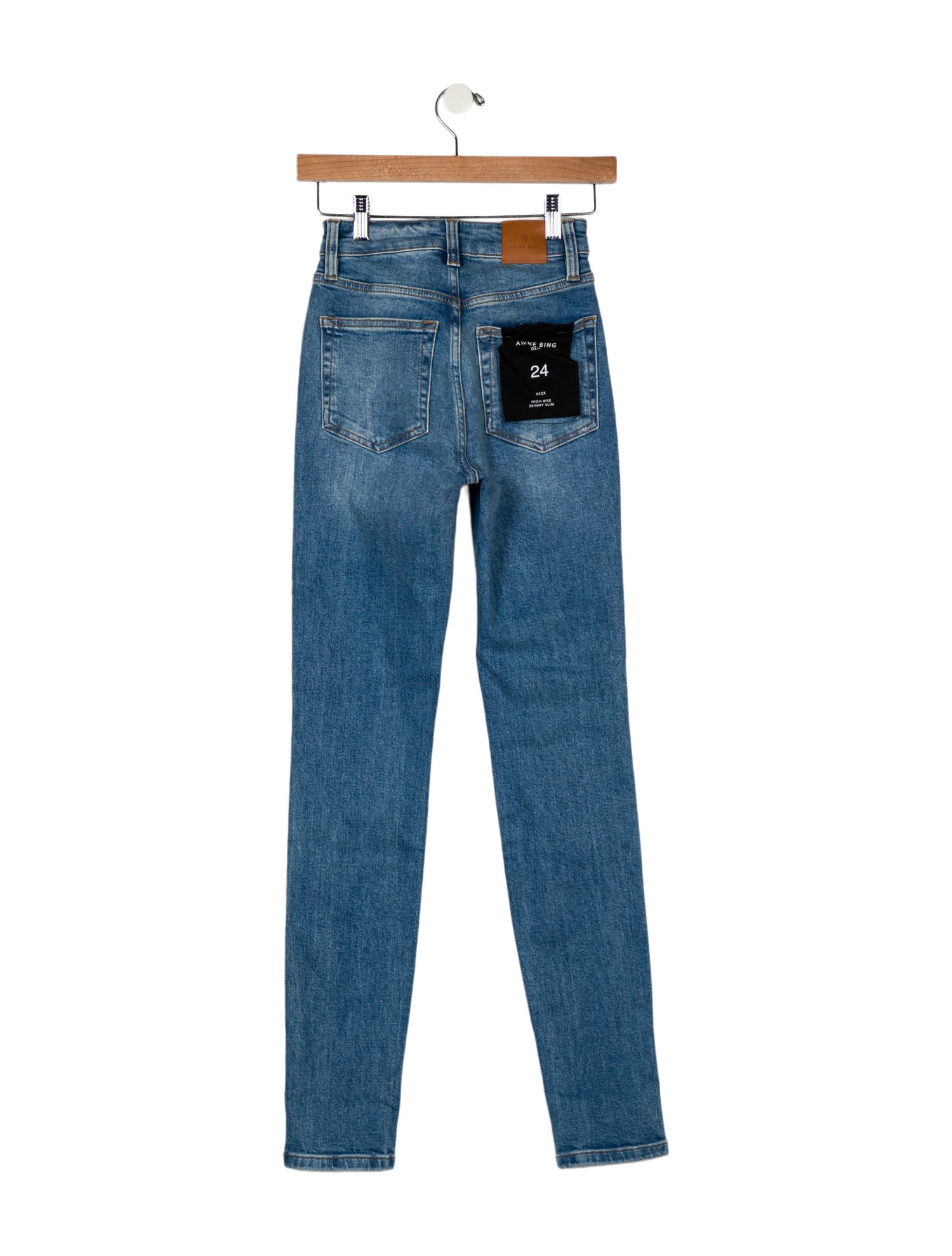 Anine Bing Mid-Rise Skinny Leg Jeans w/ Tags