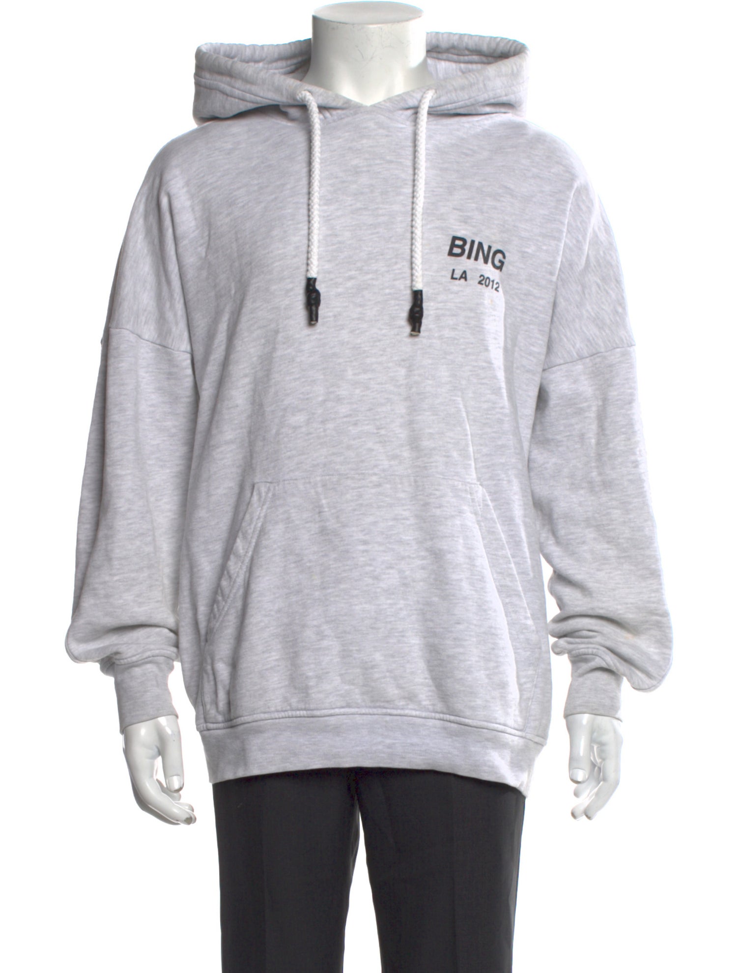 Anine Bing Graphic Print Crew Neck Hoodie