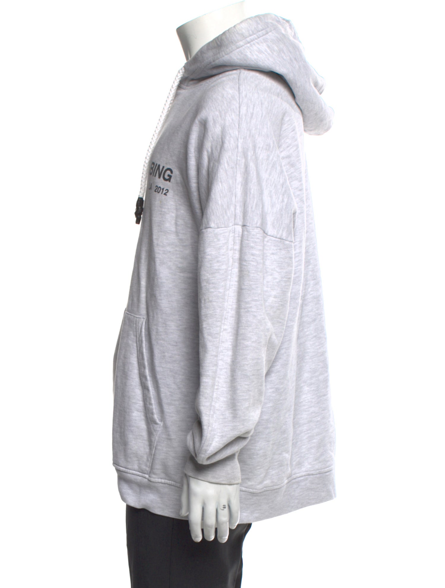 Anine Bing Graphic Print Crew Neck Hoodie