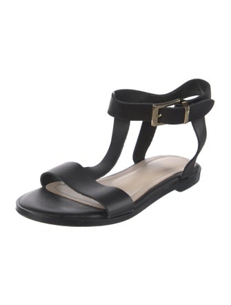 Anine Bing Leather T-Strap Sandals