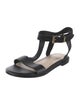 Anine Bing Leather T-Strap Sandals