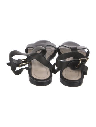 Anine Bing Leather T-Strap Sandals