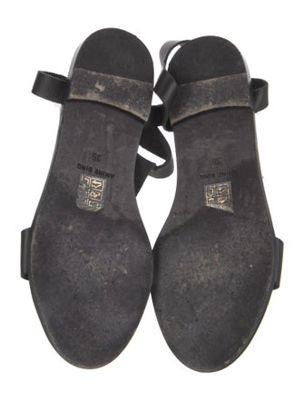 Anine Bing Leather T-Strap Sandals