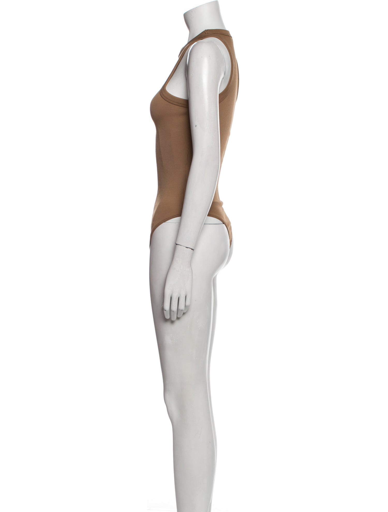 Anine Bing Nylon Crew Neck Bodysuit