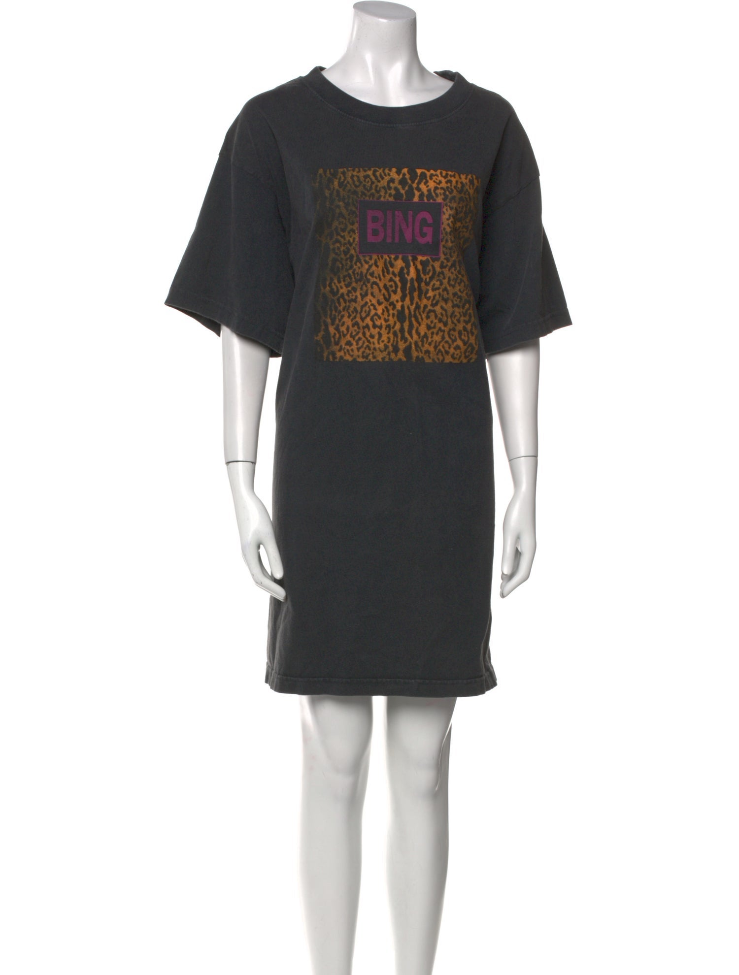 Anine Bing Graphic Print Mini Dress