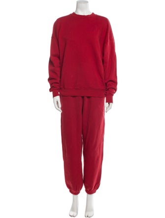 Anine Bing Embroidered Accent Tracksuit