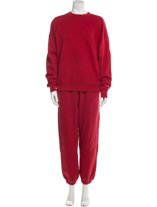 Anine Bing Embroidered Accent Tracksuit