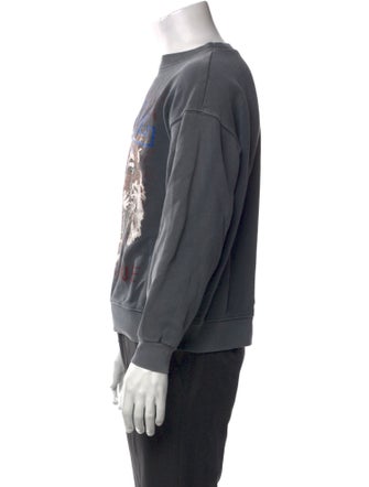 Anine Bing Graphic Print Crew Neck Sweatshirt