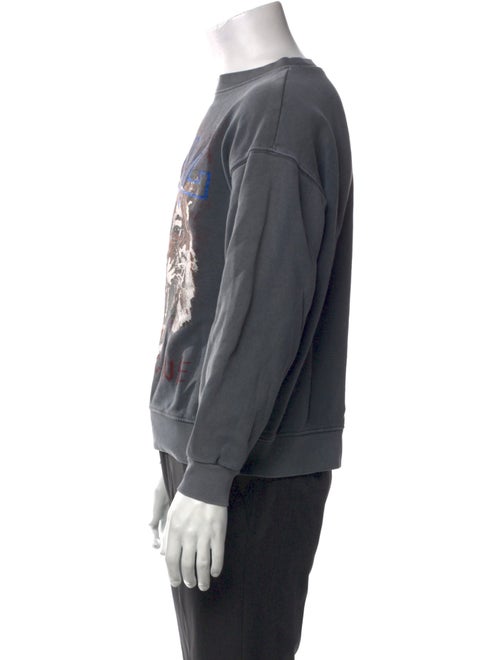 Anine Bing Graphic Print Crew Neck Sweatshirt