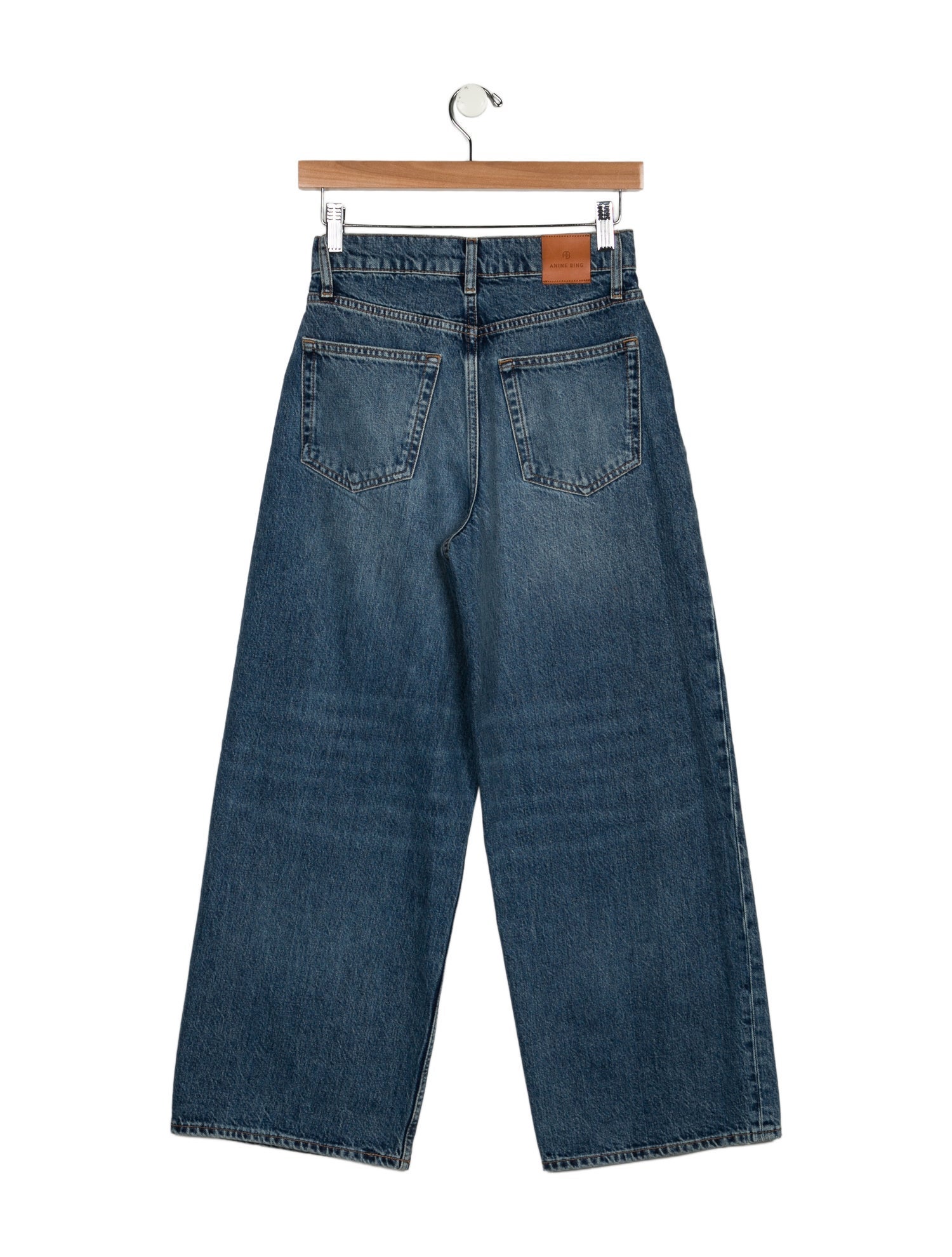 Anine Bing High-Rise Wide Leg Jeans