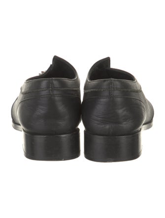 Anine Bing Leather Studded Accents Oxfords