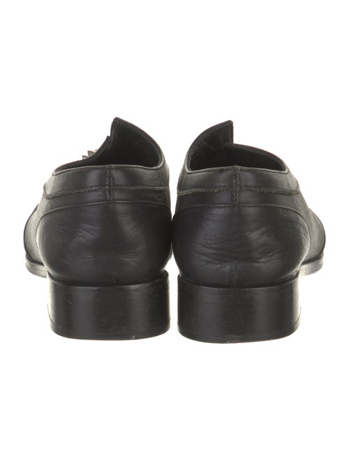 Anine Bing Leather Studded Accents Oxfords