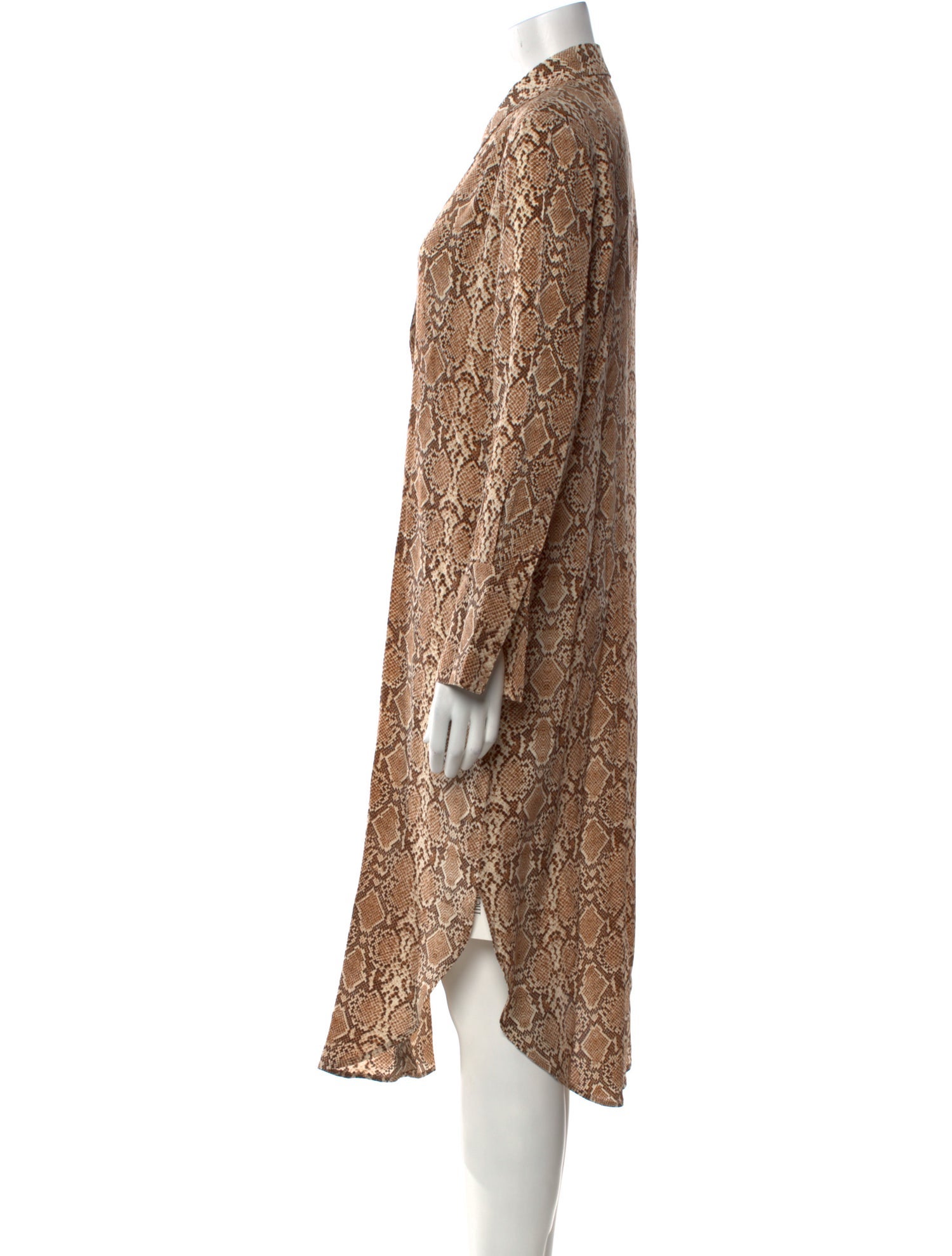 Anine Bing Silk Midi Length Dress