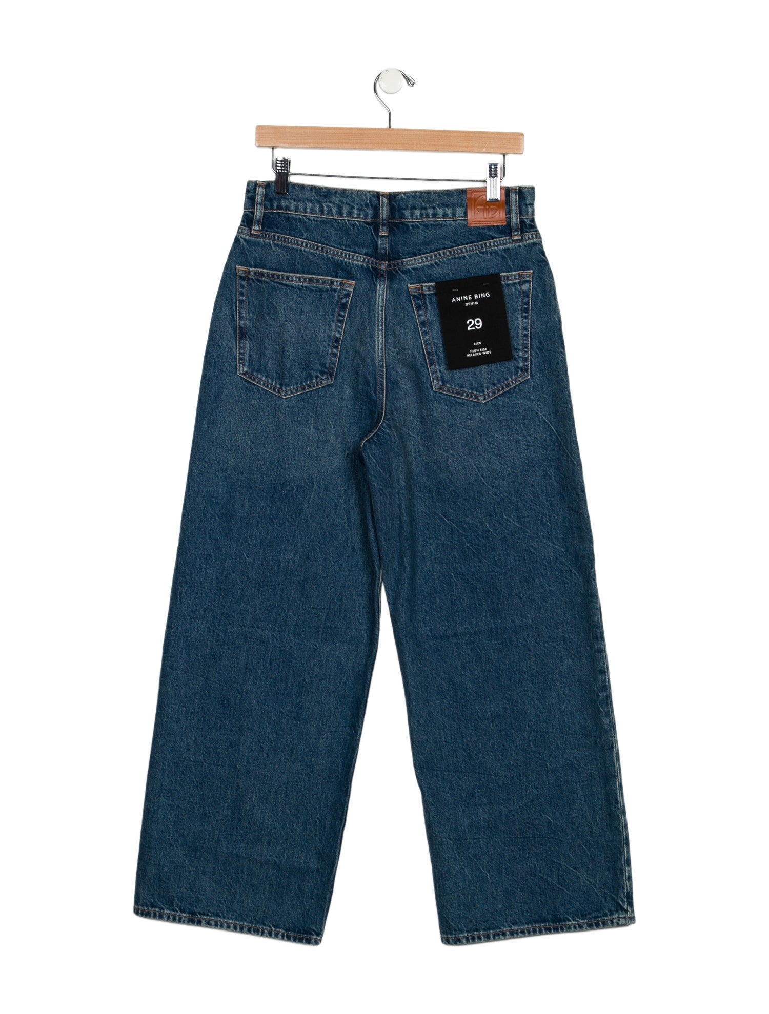 Anine Bing High-Rise Wide Leg Jeans w/ Tags